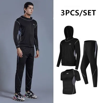 Quick Dry Running Set Men 6PCS/SET