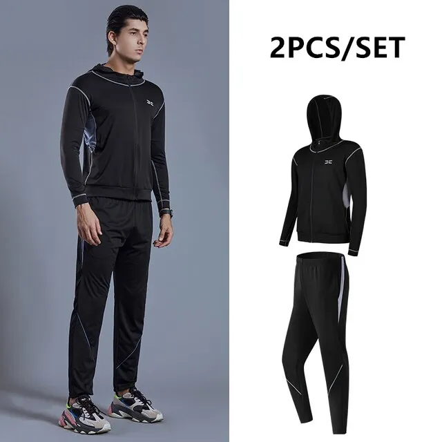 Quick Dry Running Set Men 6PCS/SET
