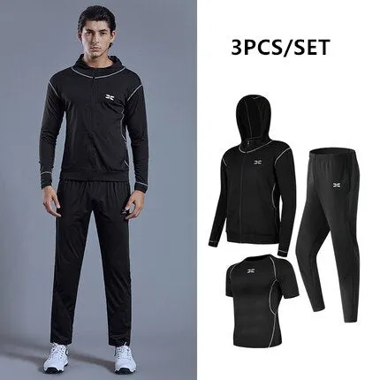 Quick Dry Running Set Men 6PCS/SET