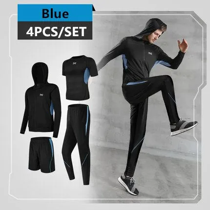 Quick Dry Running Set Men 6PCS/SET