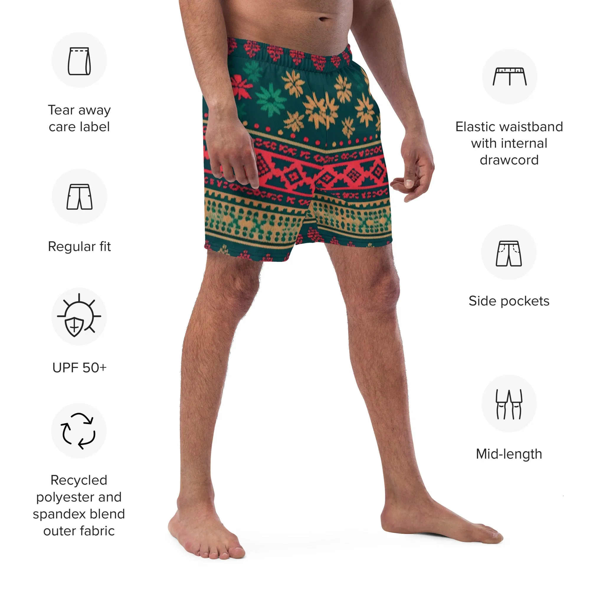 "Mistletoe Boxers" - Printed Underwear