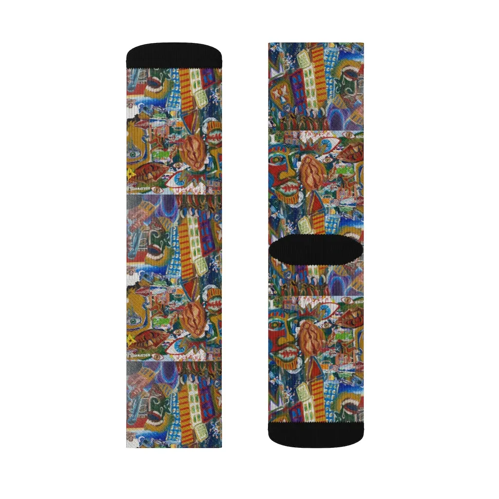 "Sing About Me" socks