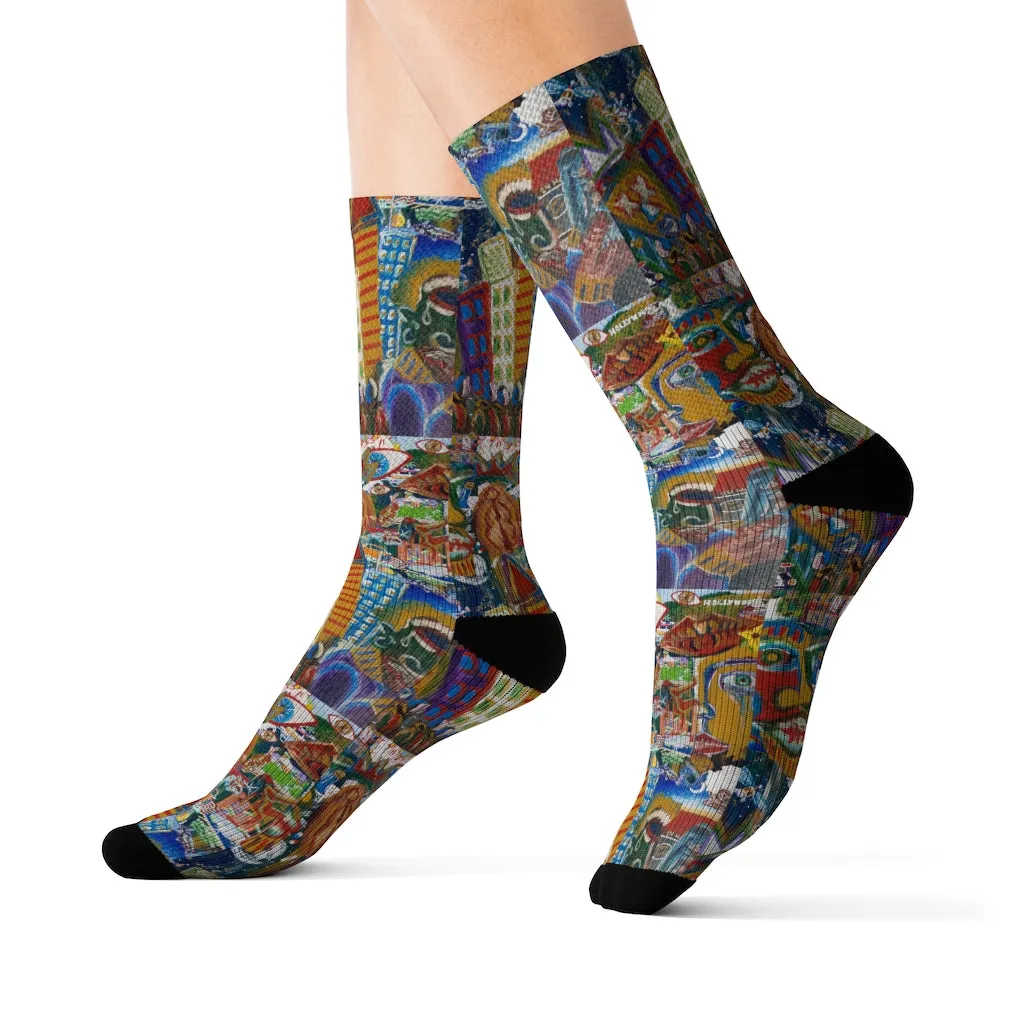 "Sing About Me" socks