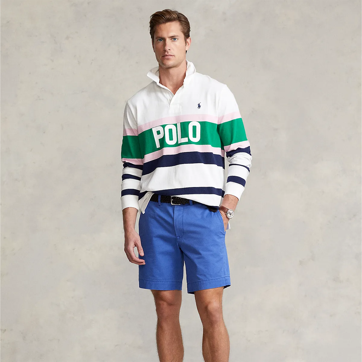 Ralph Lauren - Straight Fit Bedford Short in Blue