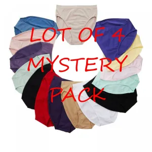 Rhonda Shear Women's Ahh Brief Panties LOT OF 4 Mystery Set