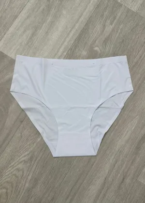 Rumi White Seamless Briefs