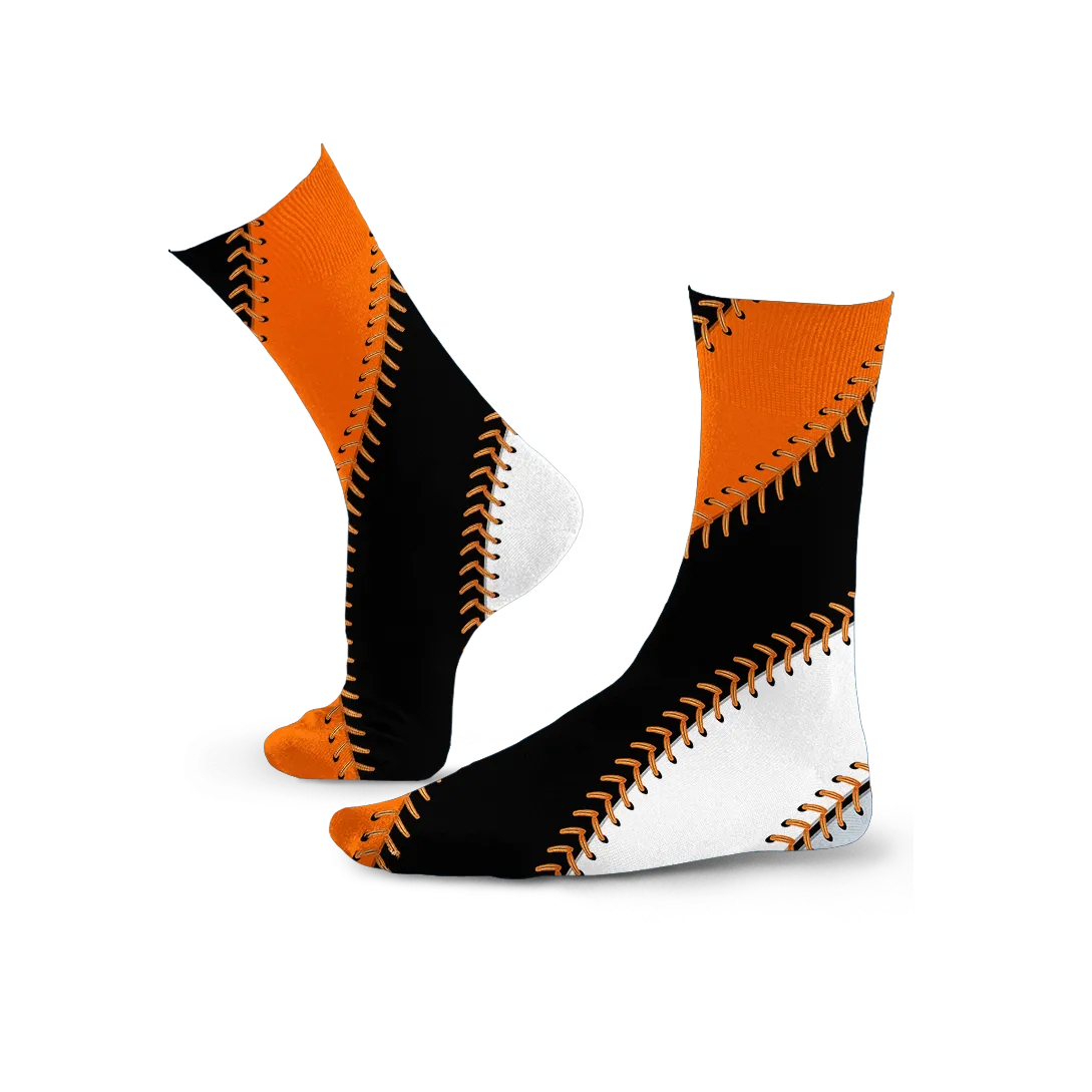 San Francisco Ball Stitch Crew Socks