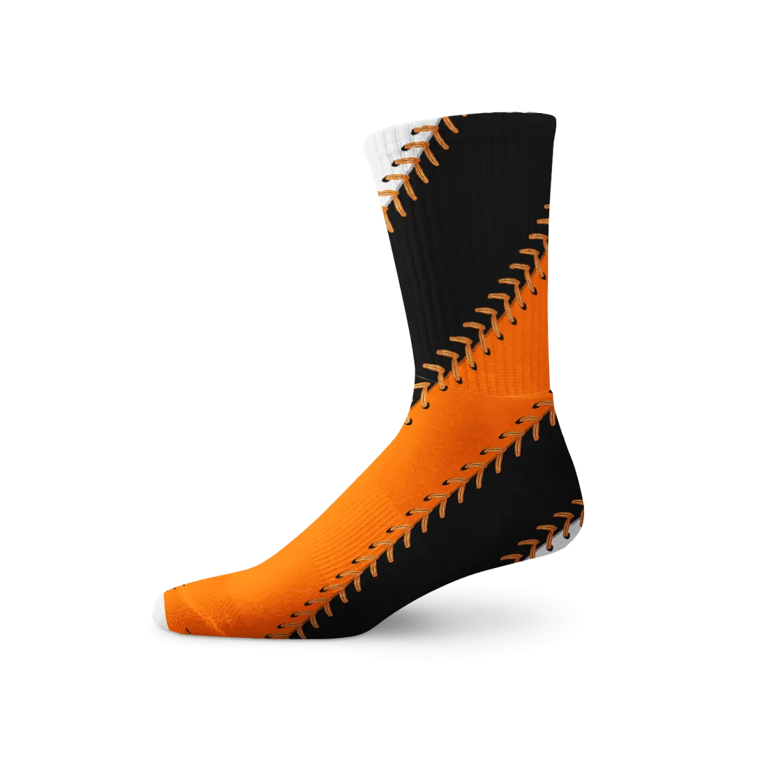 San Francisco Ball Stitch Crew Socks
