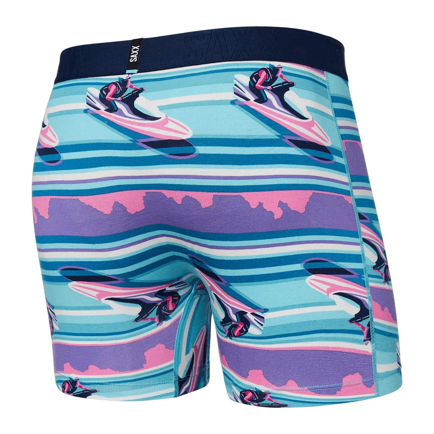 Saxx Droptemp™ Cooling Cotton Underwear -  Jetski Stripe- Pool