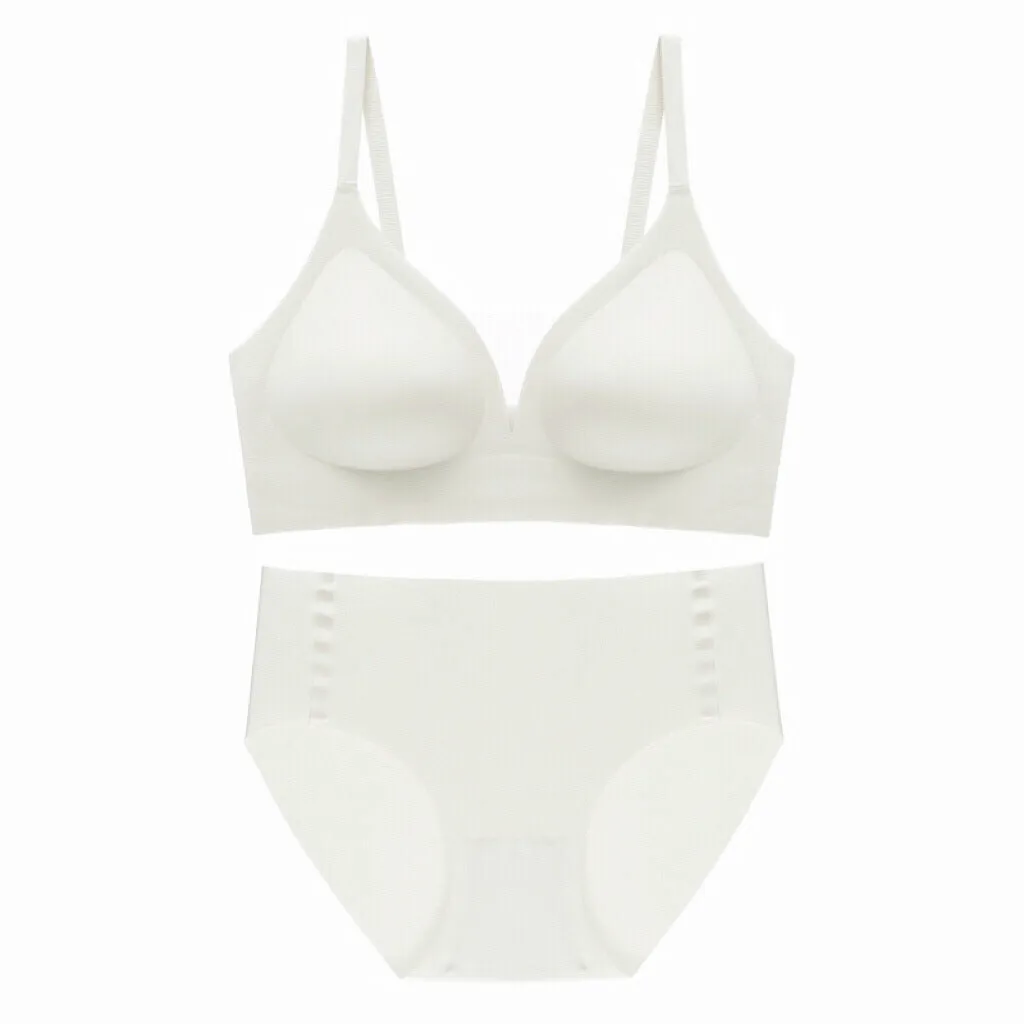 Seamless Adjustable Bra and Matching Briefs Set