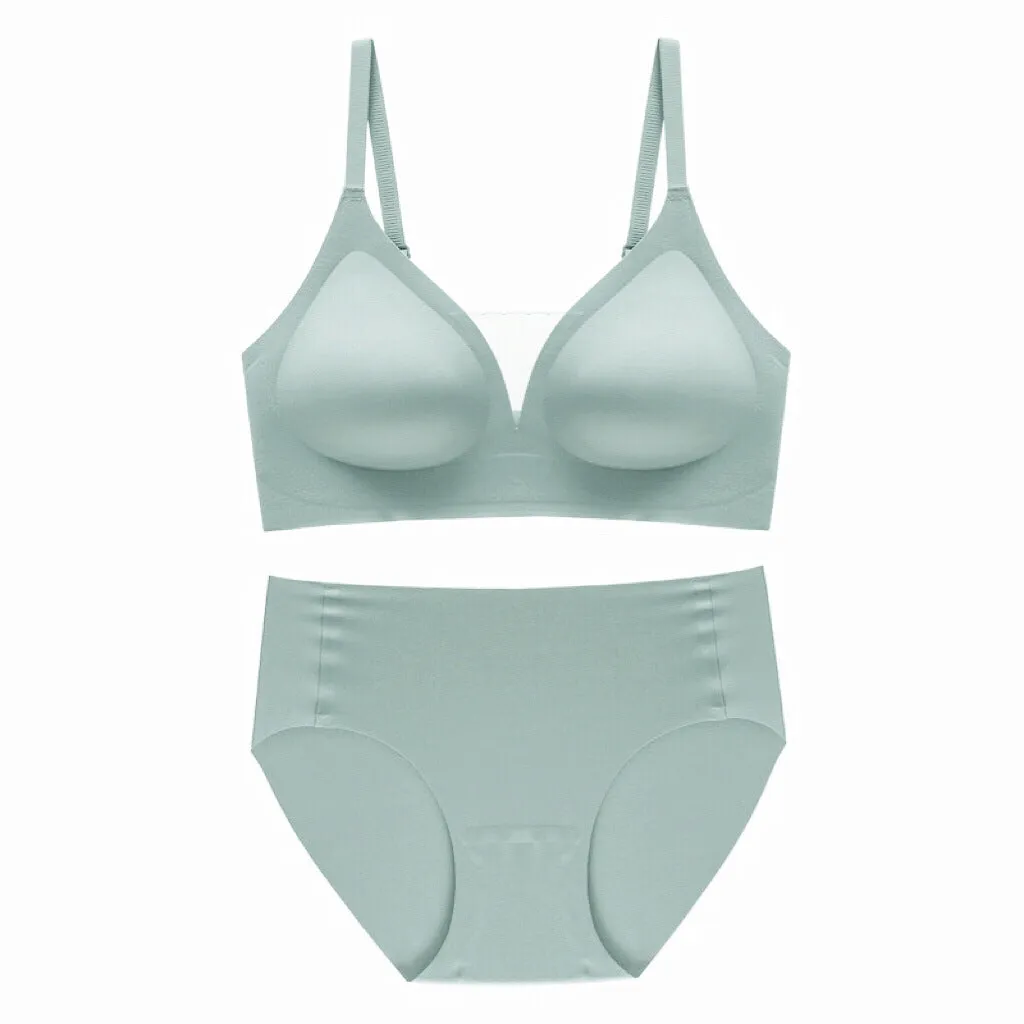 Seamless Adjustable Bra and Matching Briefs Set