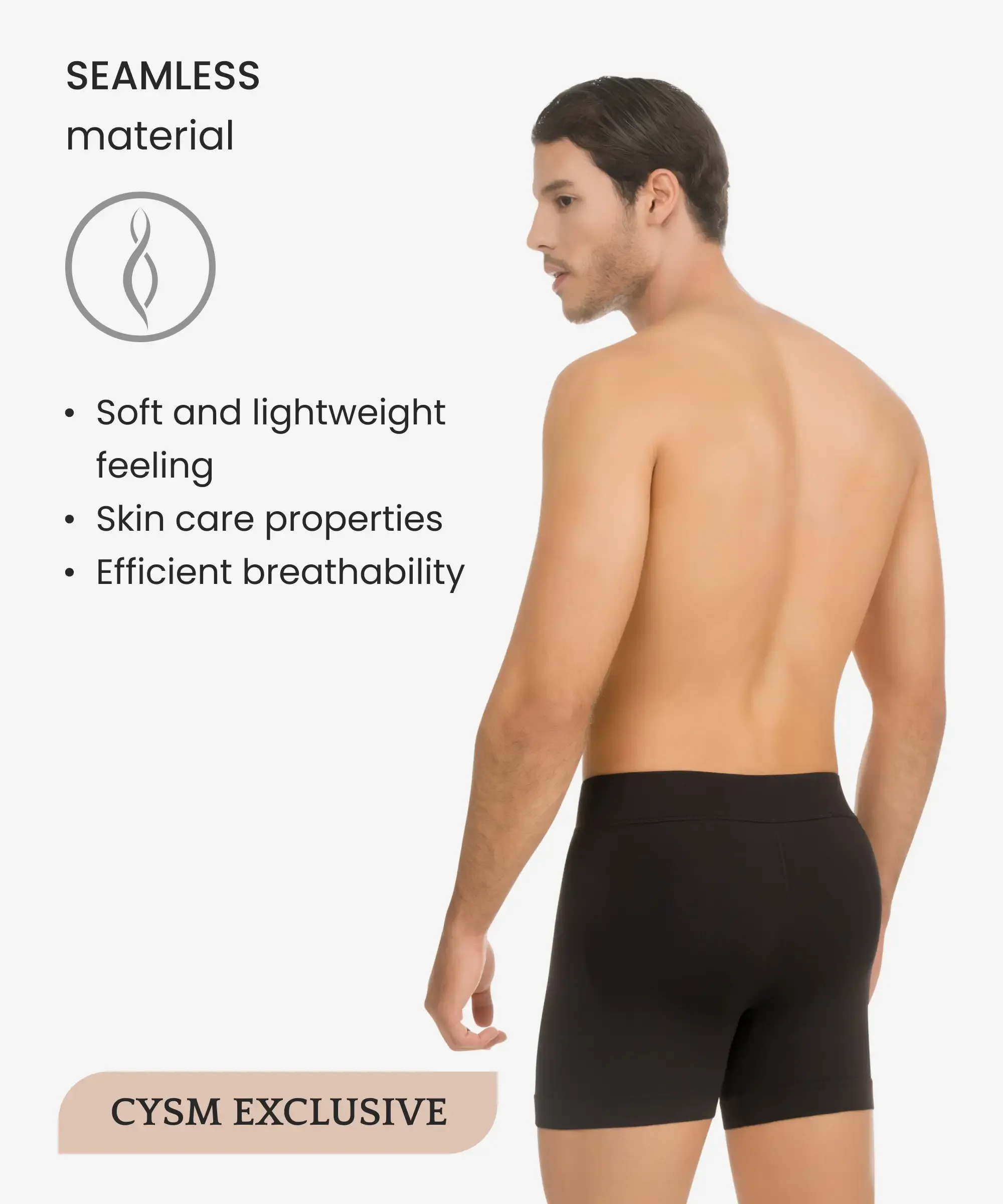 Seamless butt-lifter control boxer - Style 7020