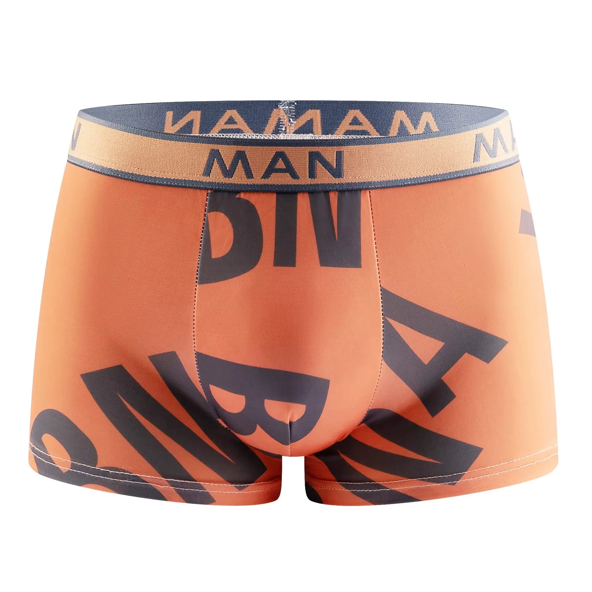 Seamless Letter Printed Underwear (Set of 4)
