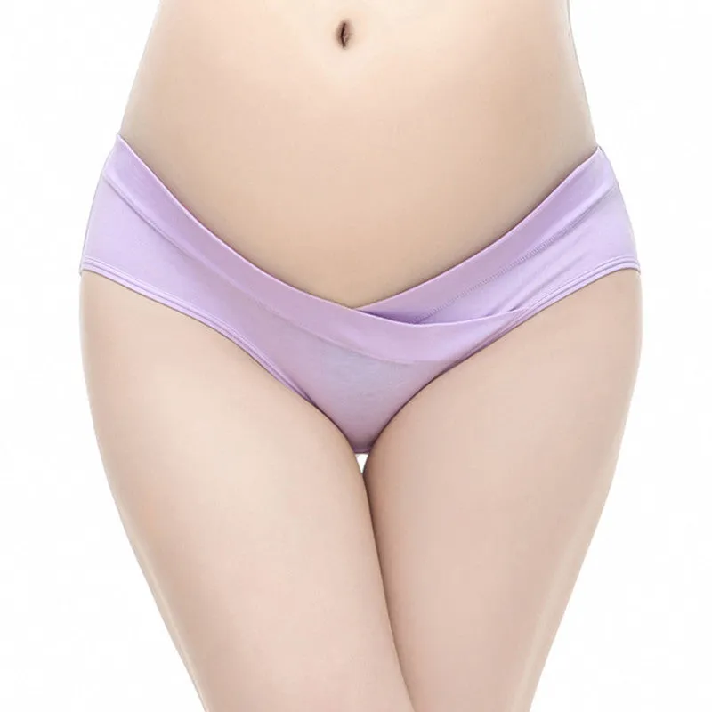 Seamless Stretch Maternity Panties - Pink, Black, or Purple
