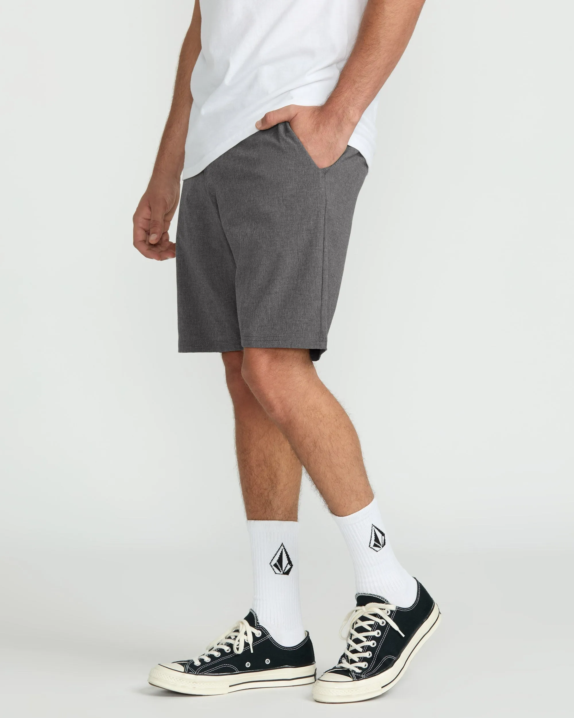 Short Hybride Frickin Cross Shred Static 20" - CHARCOAL HEATHER