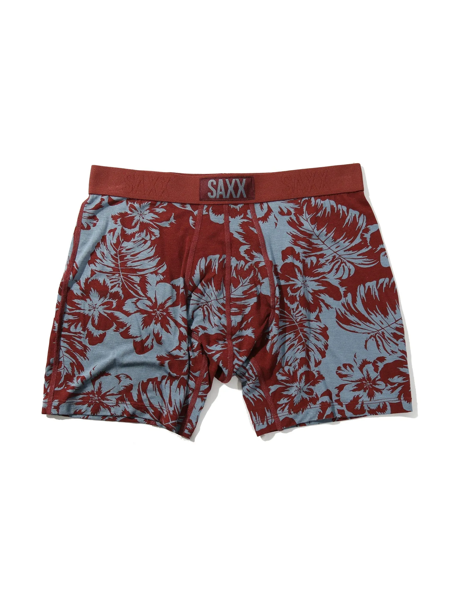 Signature Lace Original Rise Thong And Saxx Super Soft Vibe Boxer Brief Shadow Tropics
