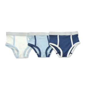 Silkberry Boys 3pack Bamboo Underwear Blue Mix