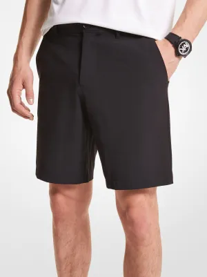 Slim Fit Stretch Black Chino Shorts