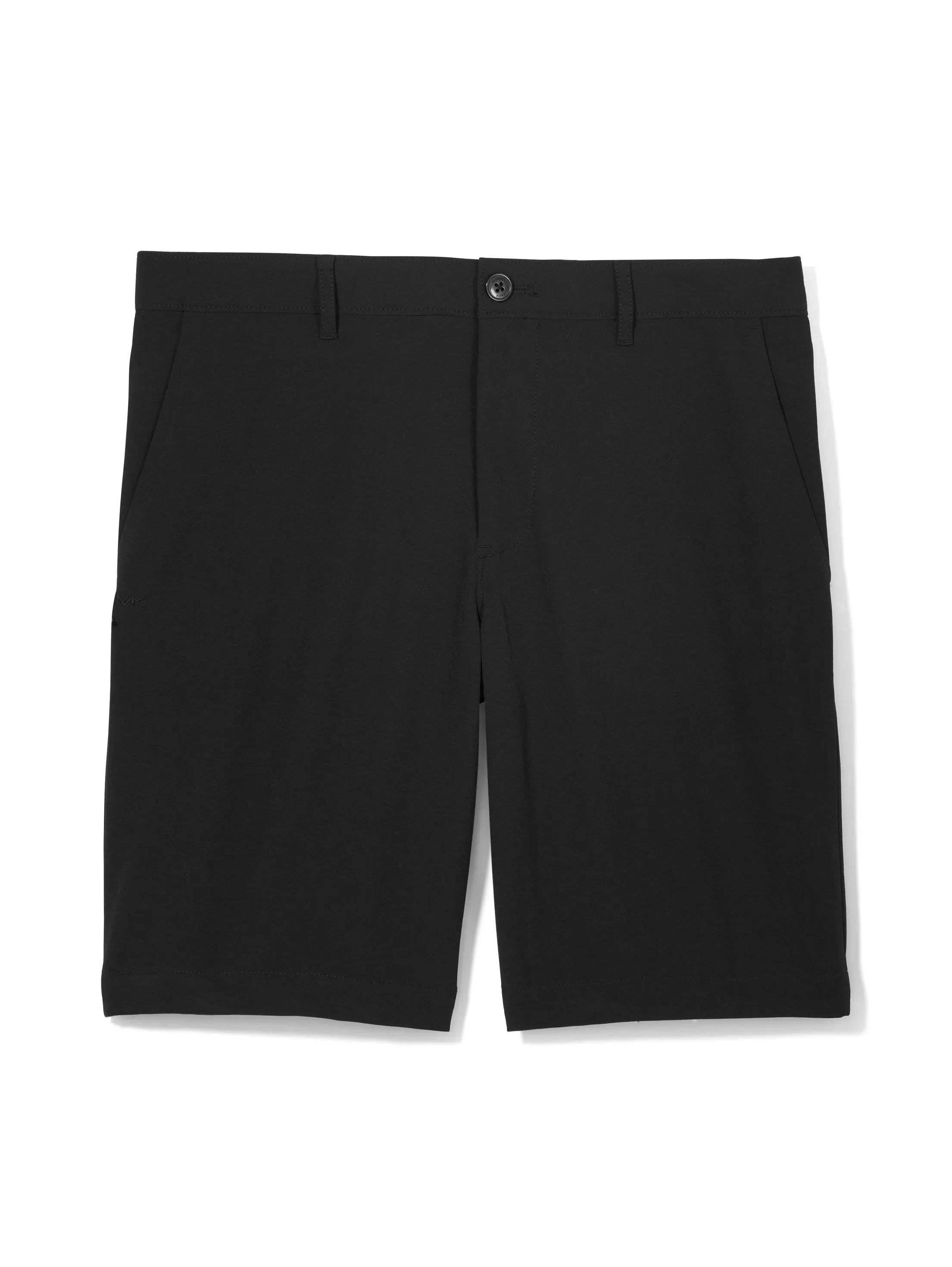 Slim Fit Stretch Black Chino Shorts