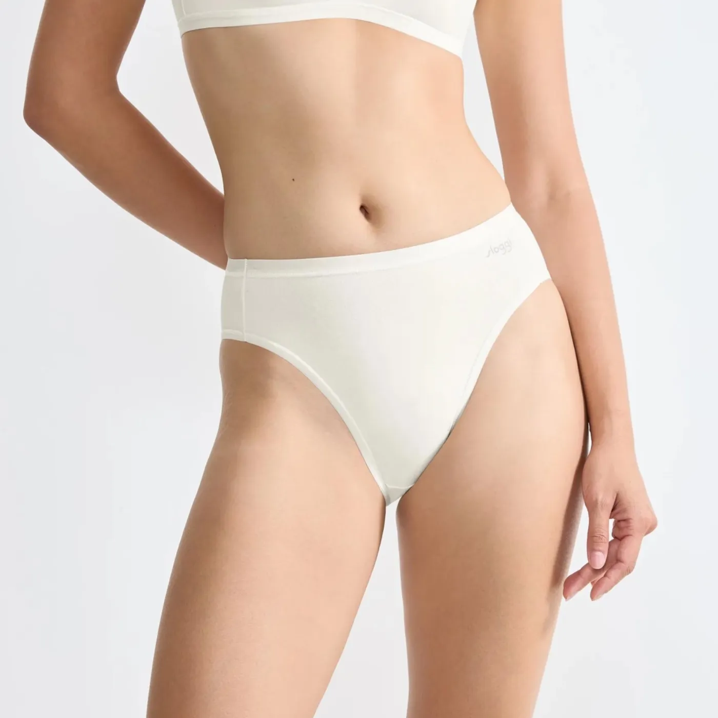 Sloggi GO Cotton Tai 3 Pack Brief | Cream / Black