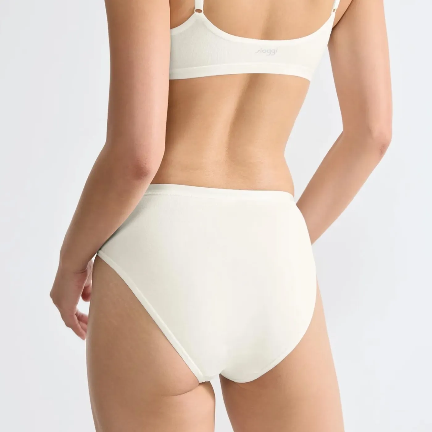Sloggi GO Cotton Tai 3 Pack Brief | Cream / Black