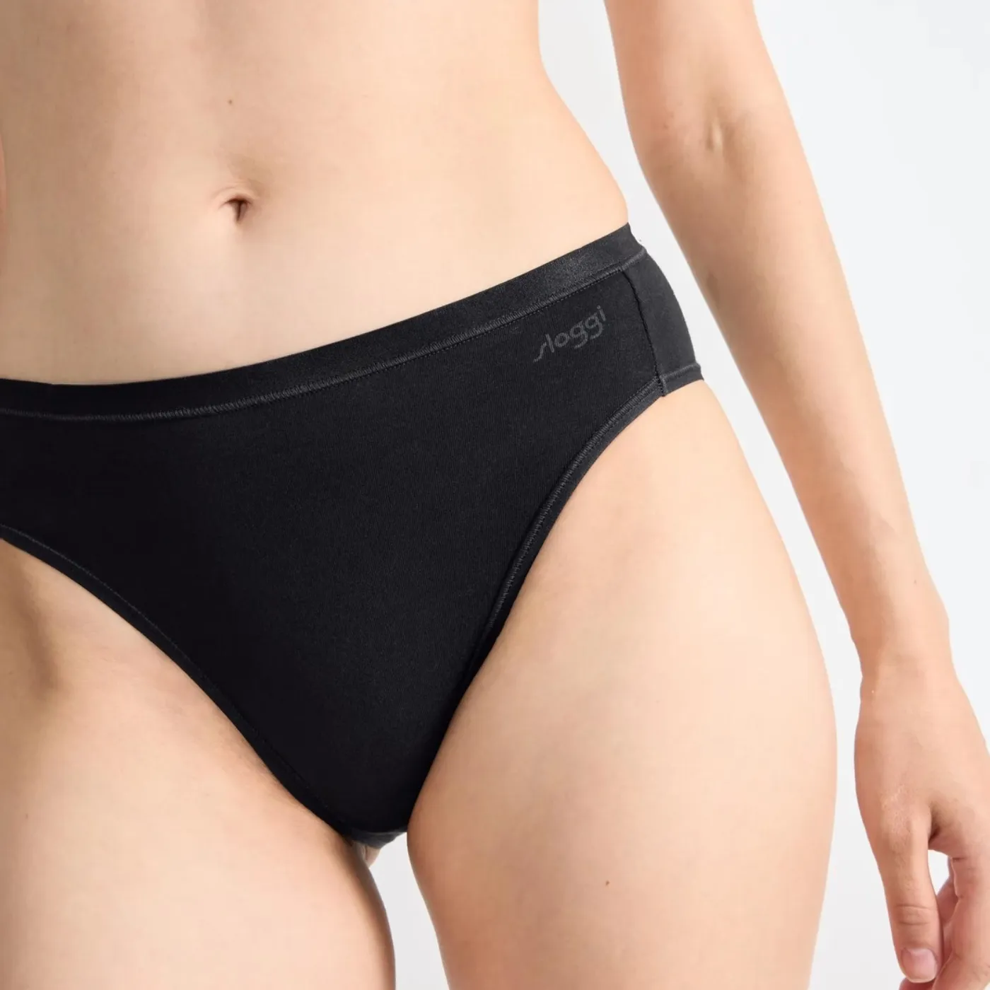 Sloggi GO Cotton Tai 3 Pack Brief | Cream / Black