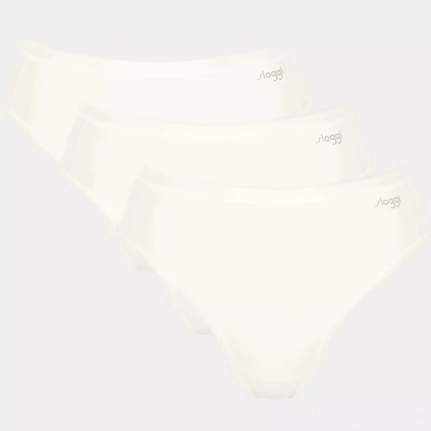 Sloggi GO Cotton Tai 3 Pack Brief | Cream / Black