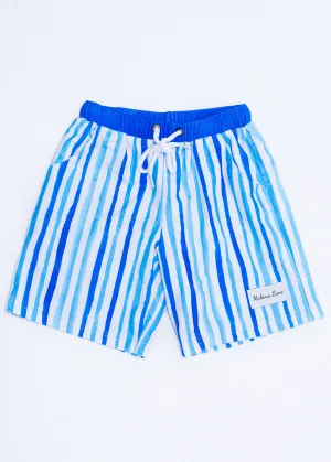 Striped Boys Swim Trunks ~Size 12 month ONLY~