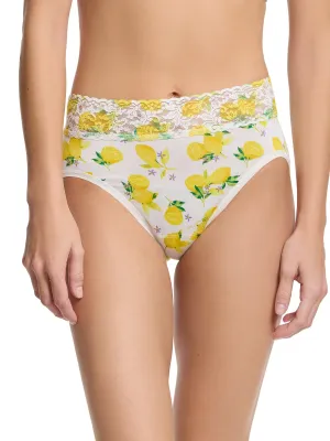 Supima® Cotton Printed French Brief Make Lemonade