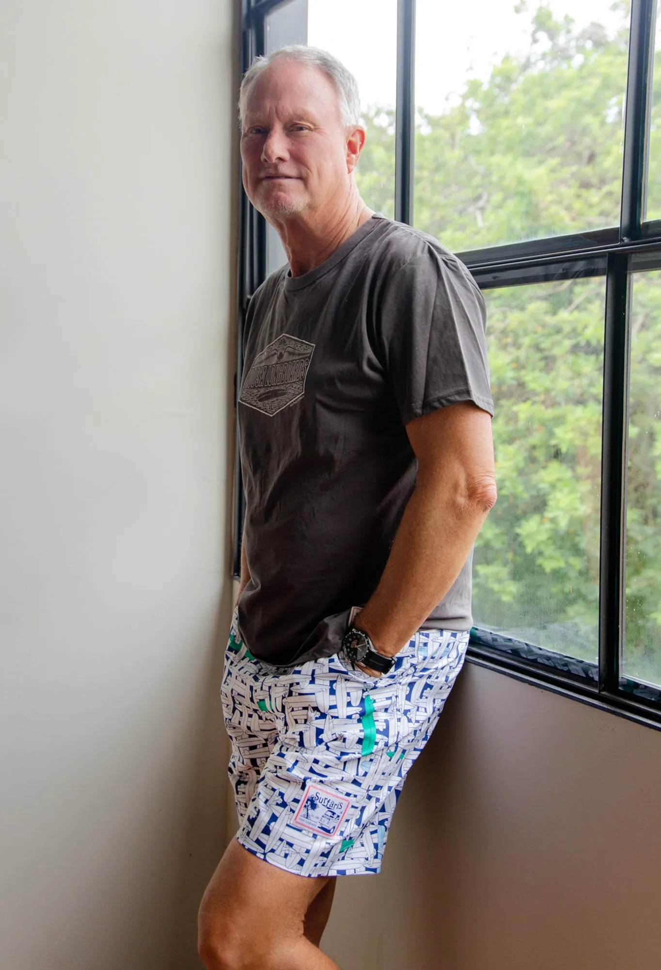Surfaris Board Quiver Cotton Shorts (Made In Australia)