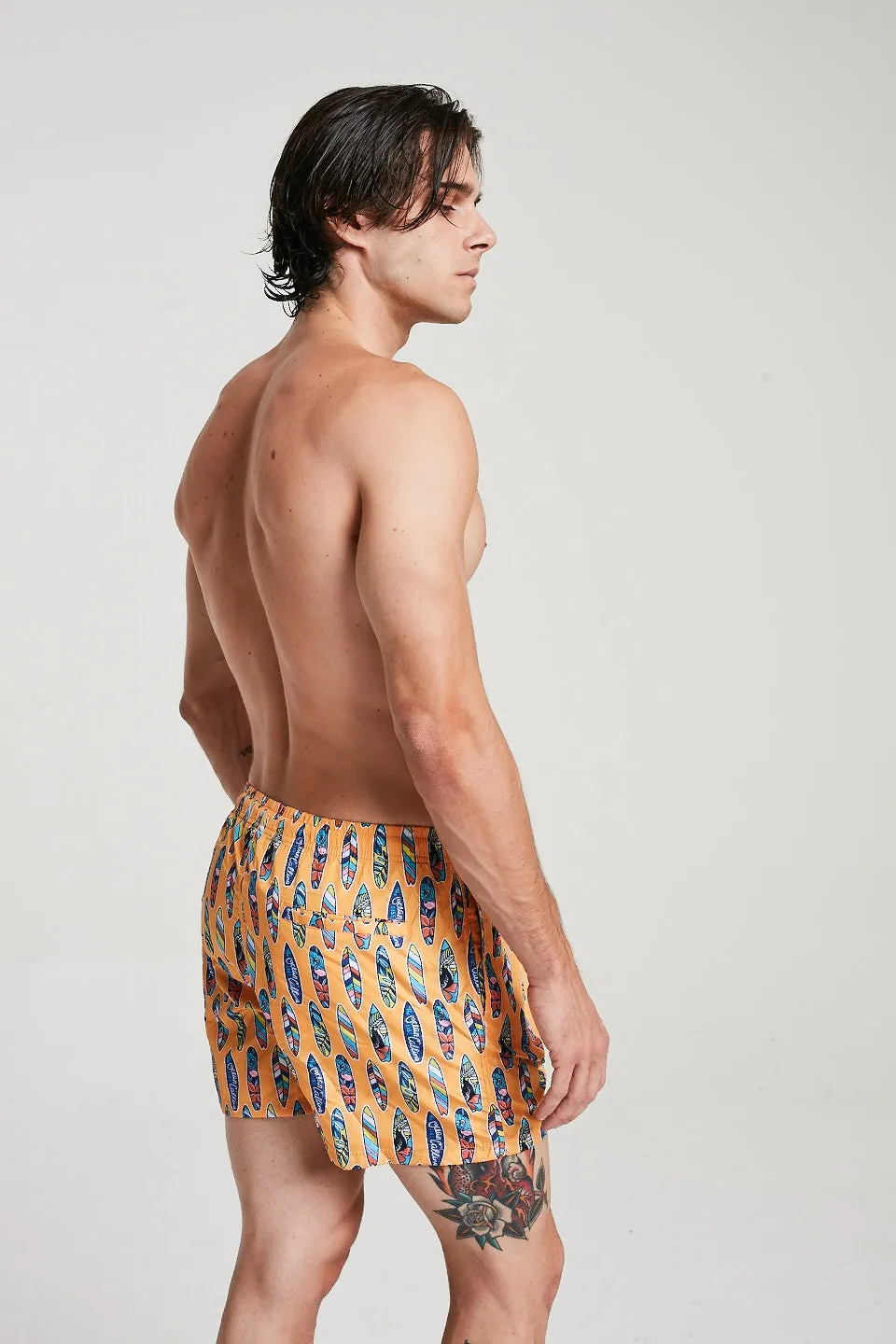 Surfer Swim Shorts In Orange