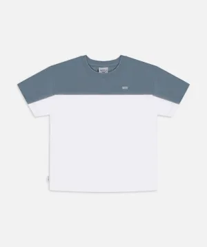 The Sanco Tee - White/Teal