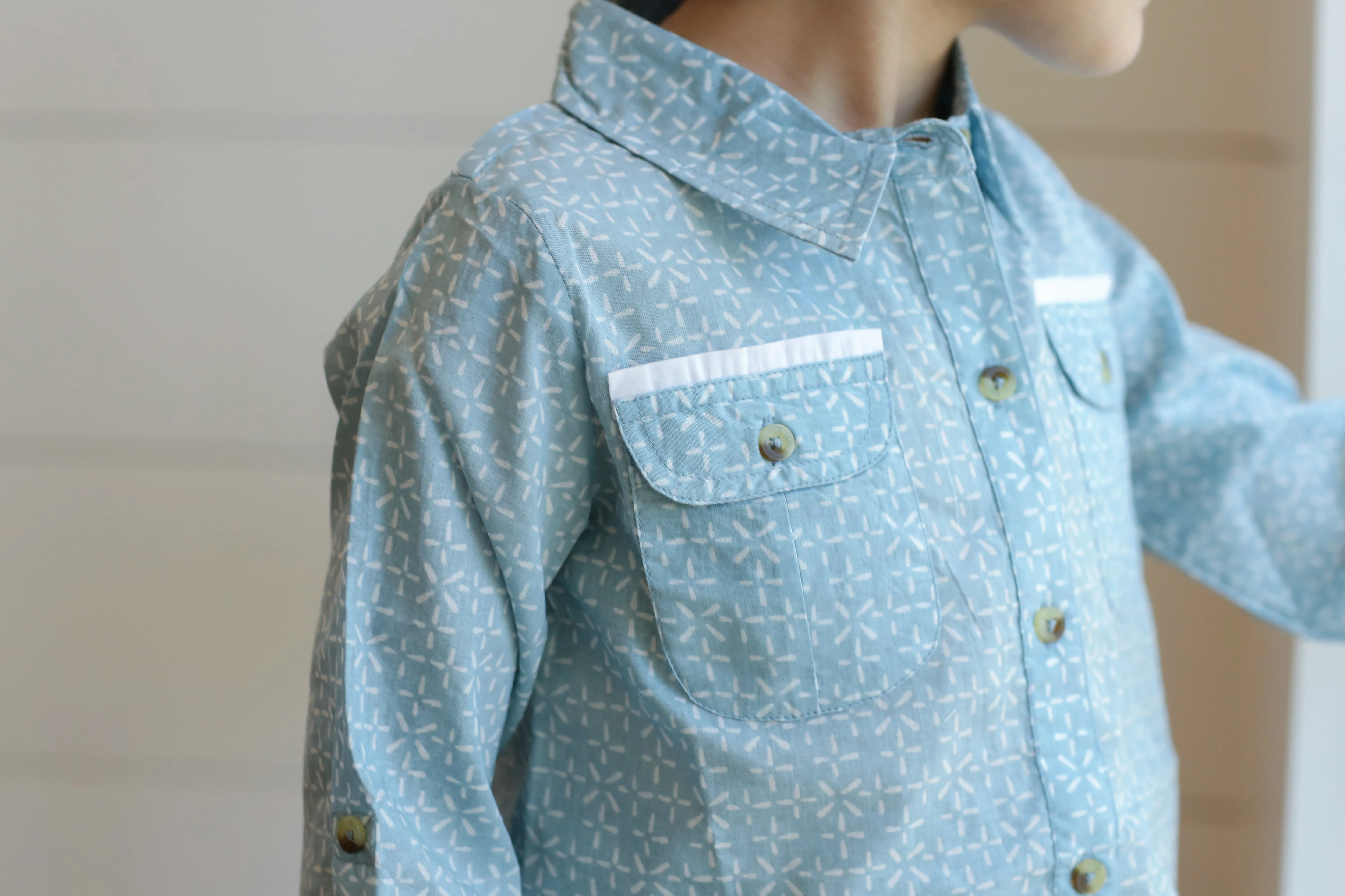 The Sea Shirt - Long Sleeve - Snowflake Stitch