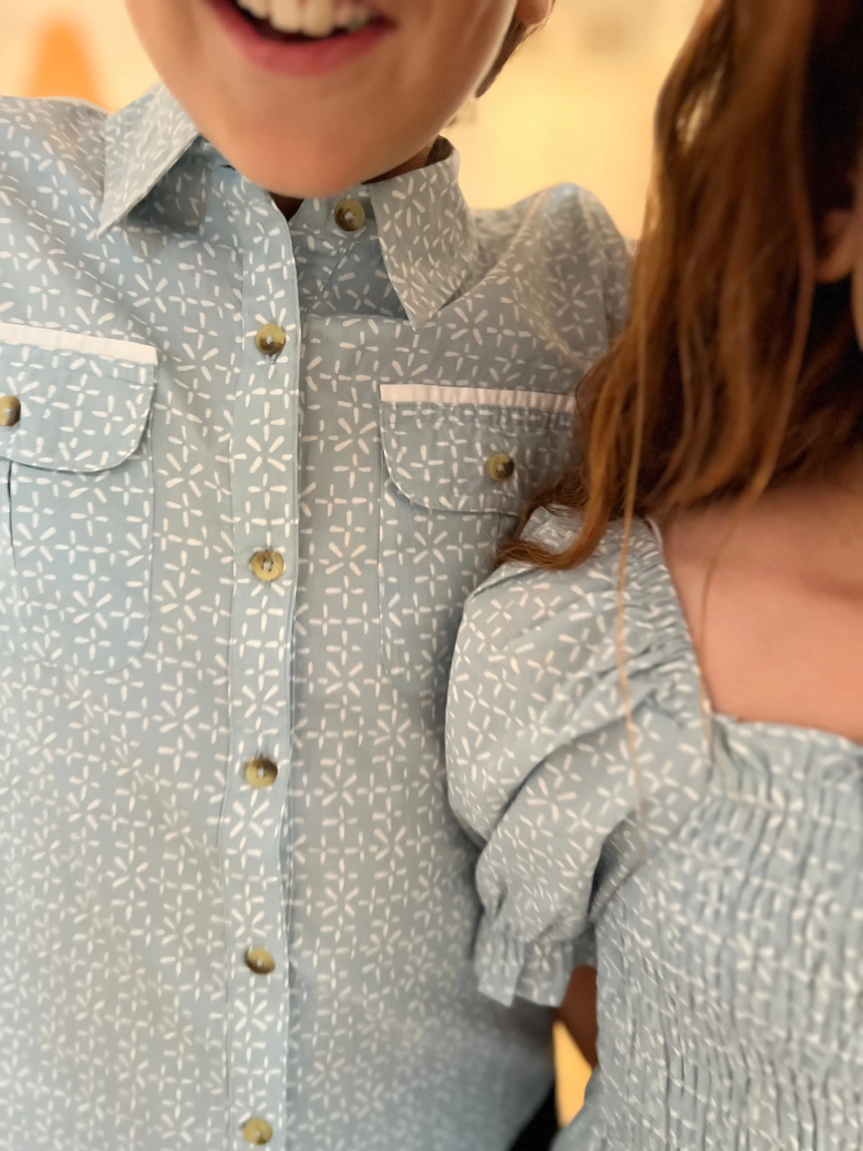 The Sea Shirt - Long Sleeve - Snowflake Stitch