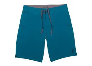 The Spartan Board Shorts -  11" Inseam - Makena Blue