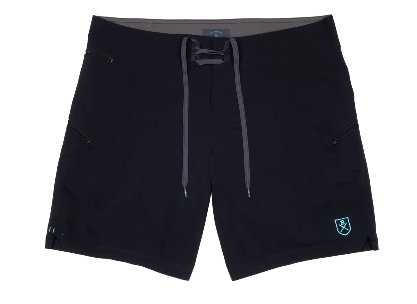 The Spartan Board Shorts -  7" Inseam - Almost Black