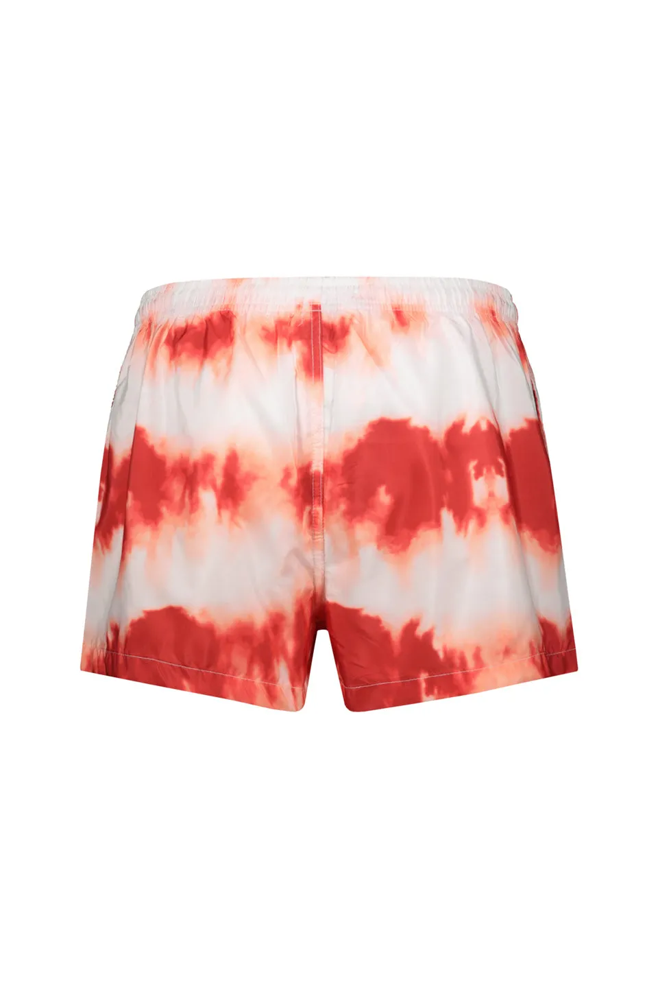 Tie Dye Swim Shorts In Red