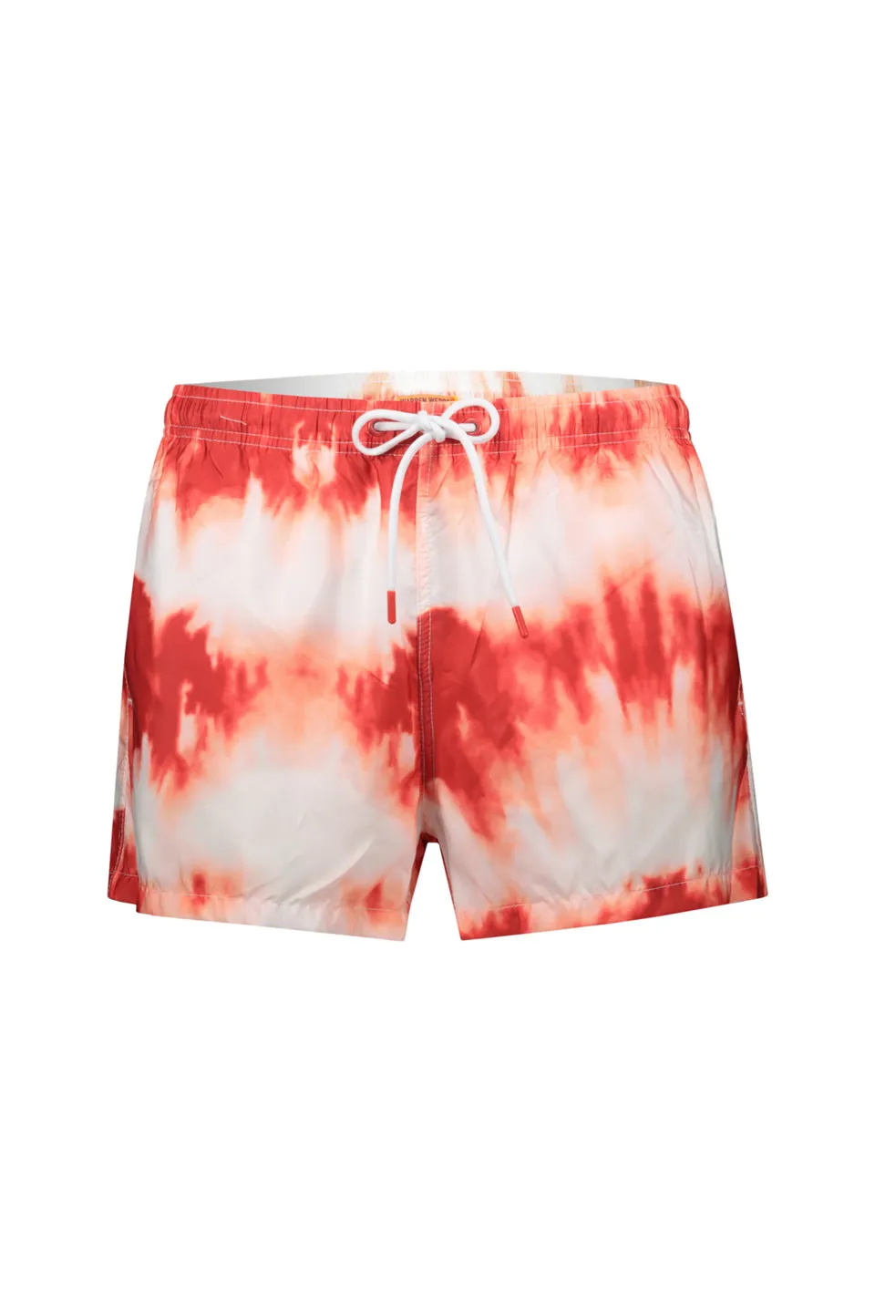 Tie Dye Swim Shorts In Red