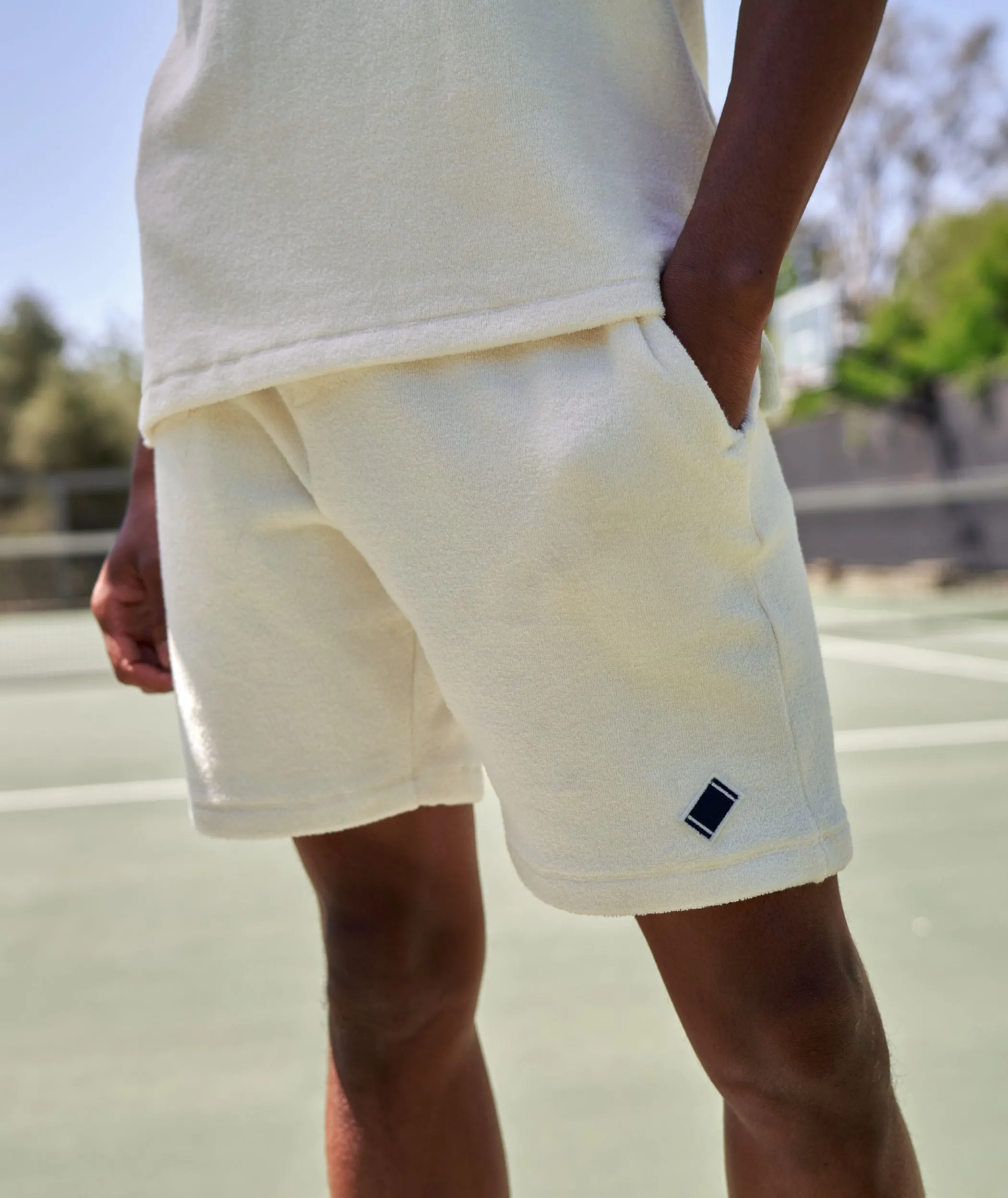 Towel Shorts Off White
