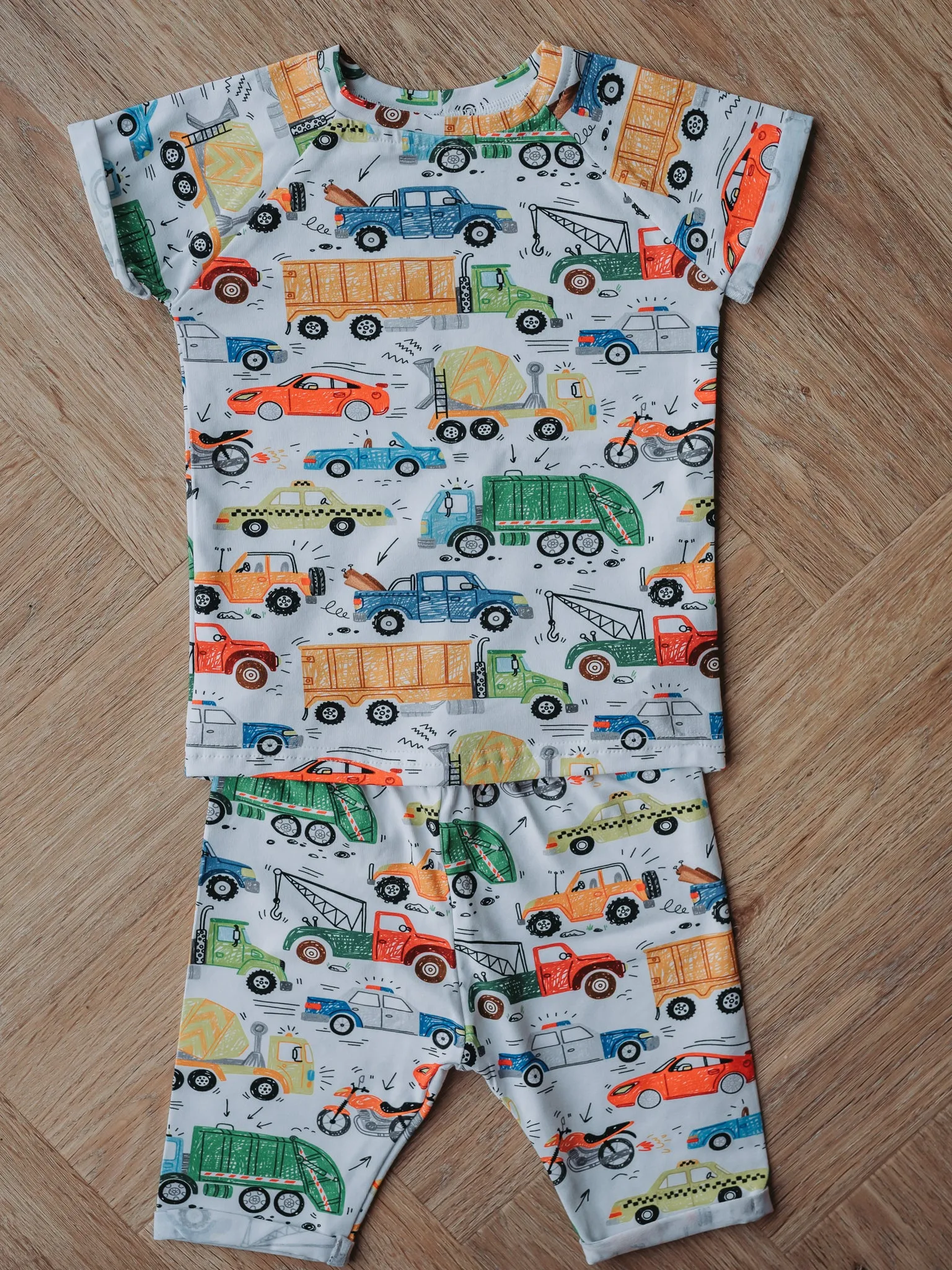 Trucks Shorts & Tee Bundle - 12-18 Months