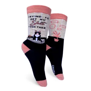 Trying to Get My Shit Together Women's Crew Socks