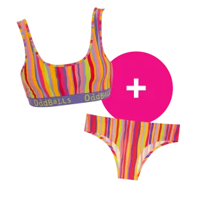 Tutti Booty - Women's Bralette and Seamless Brazilian Bundle