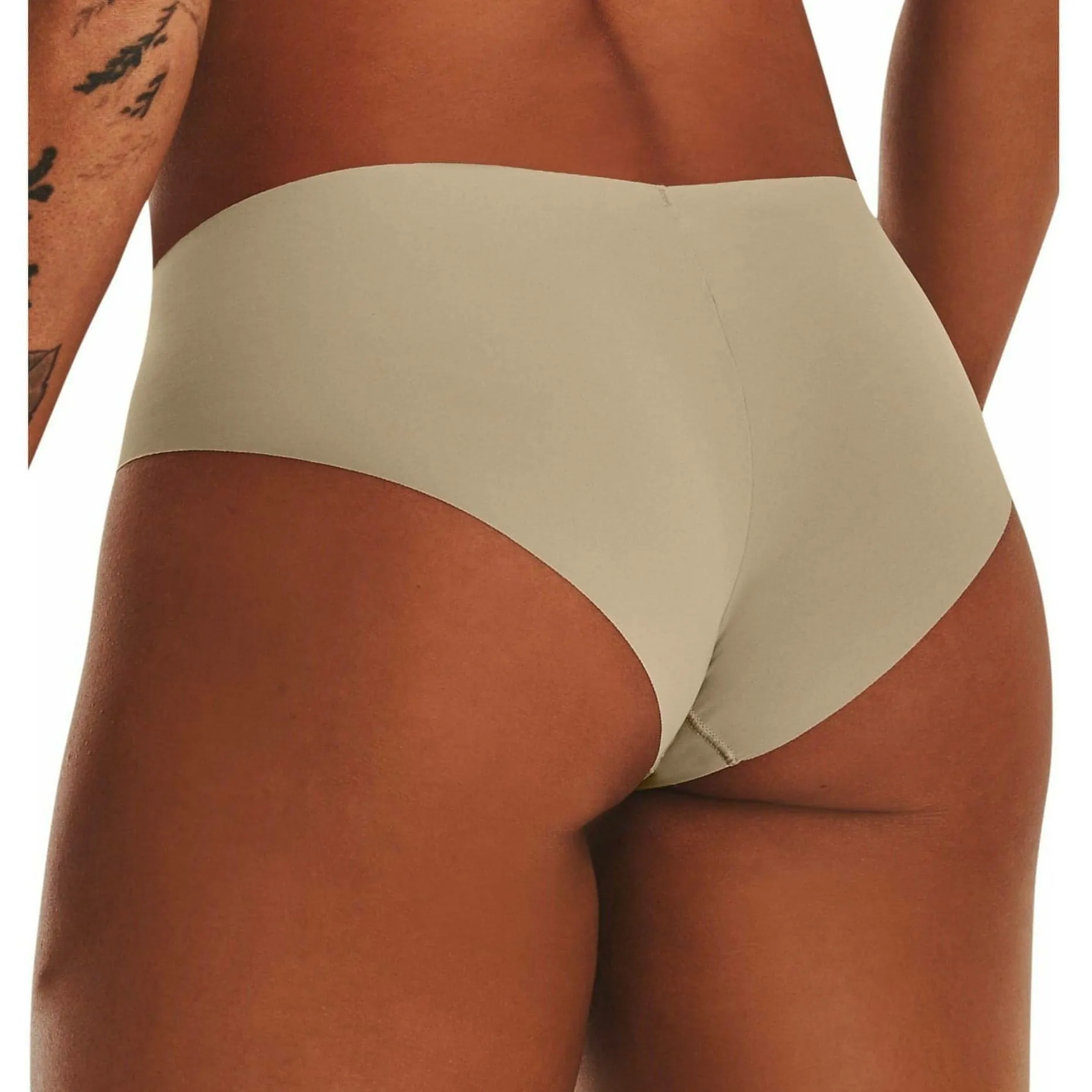 Under Armour Pure Stretch (3 Pack) Womens Hipster Brief - Beige