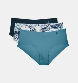 Under Armour Women's UA Pure Stretch Hipster 3-Pack Printed Underwear