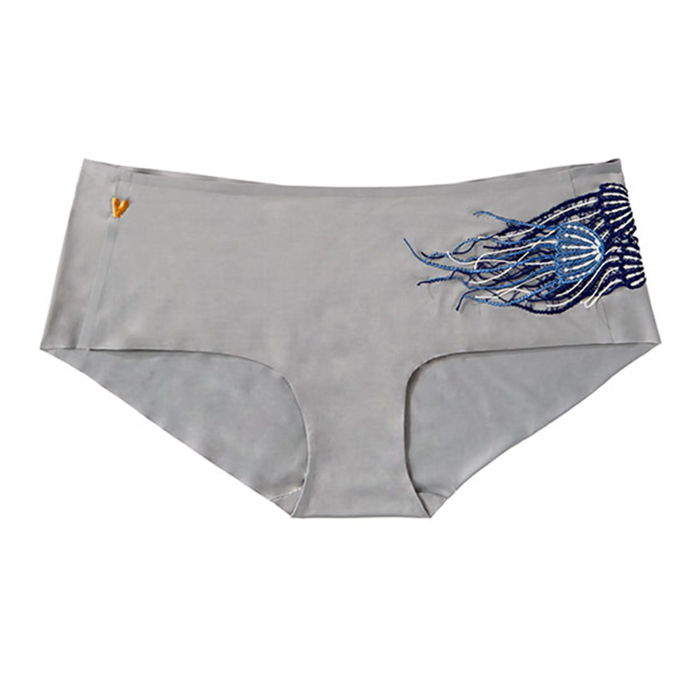 Uwila Warrior - Happy Seams Glow in the Dark Jelly Fish Panties Sleet