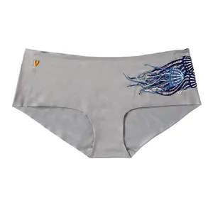 Uwila Warrior - Happy Seams Glow in the Dark Jelly Fish Panties Sleet
