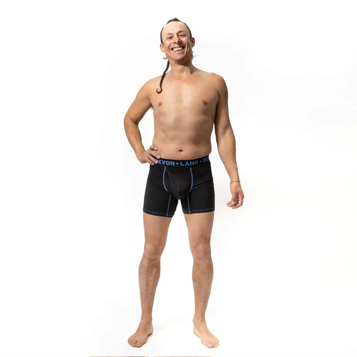 Venture Boxer Brief - Black Blue