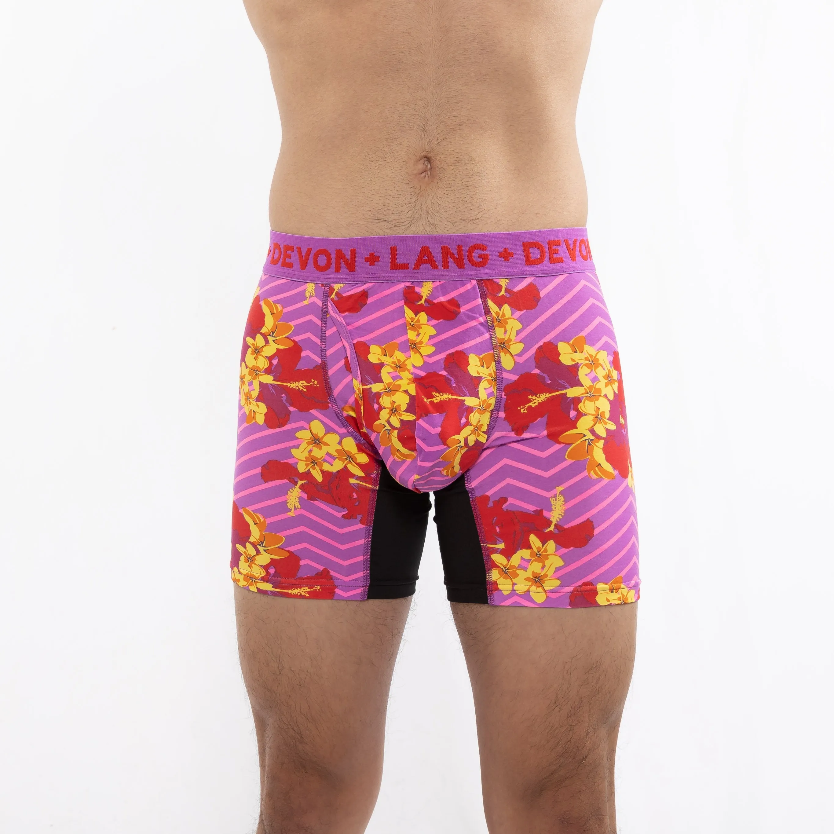 Venture Boxer Brief - Hibiscus Red