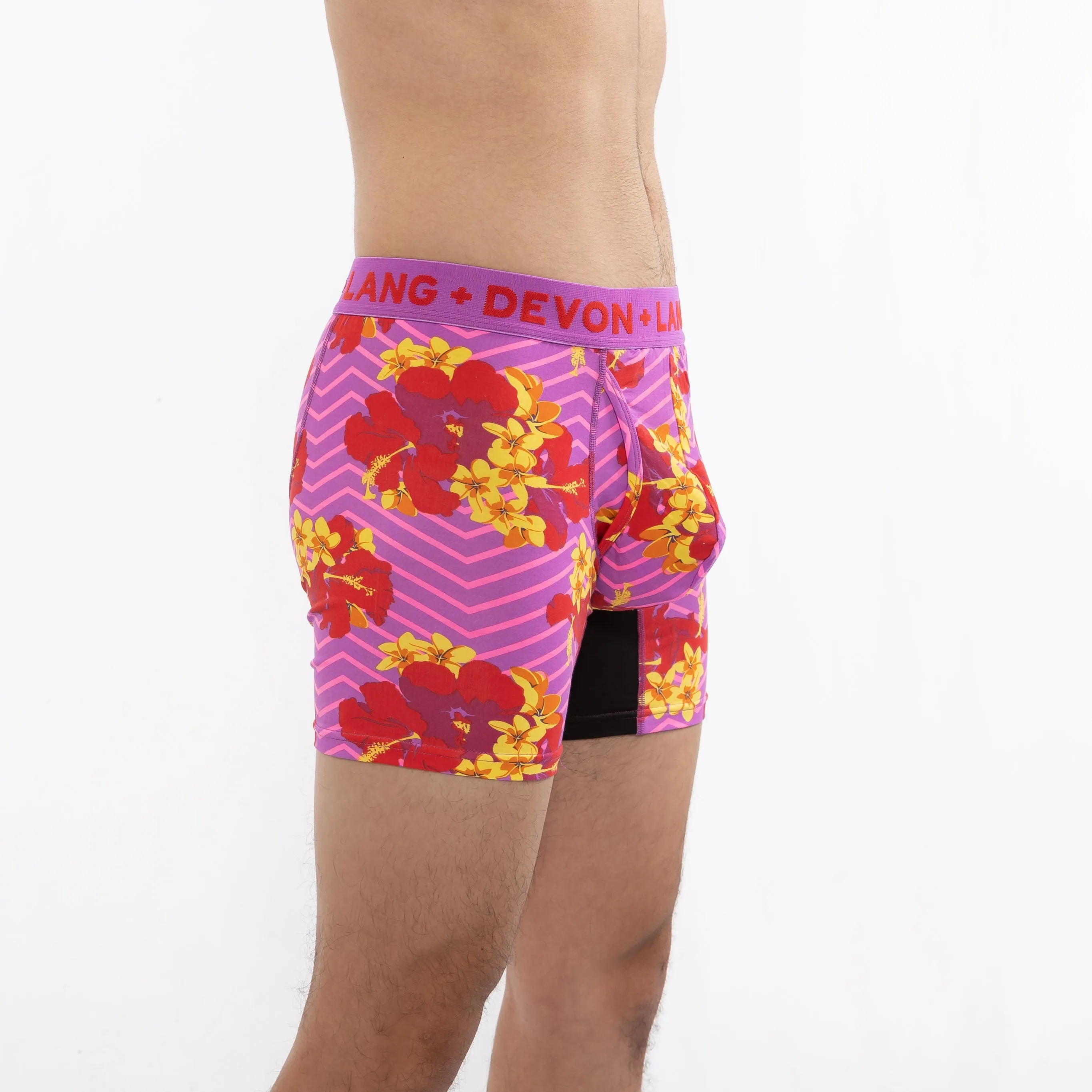Venture Boxer Brief - Hibiscus Red
