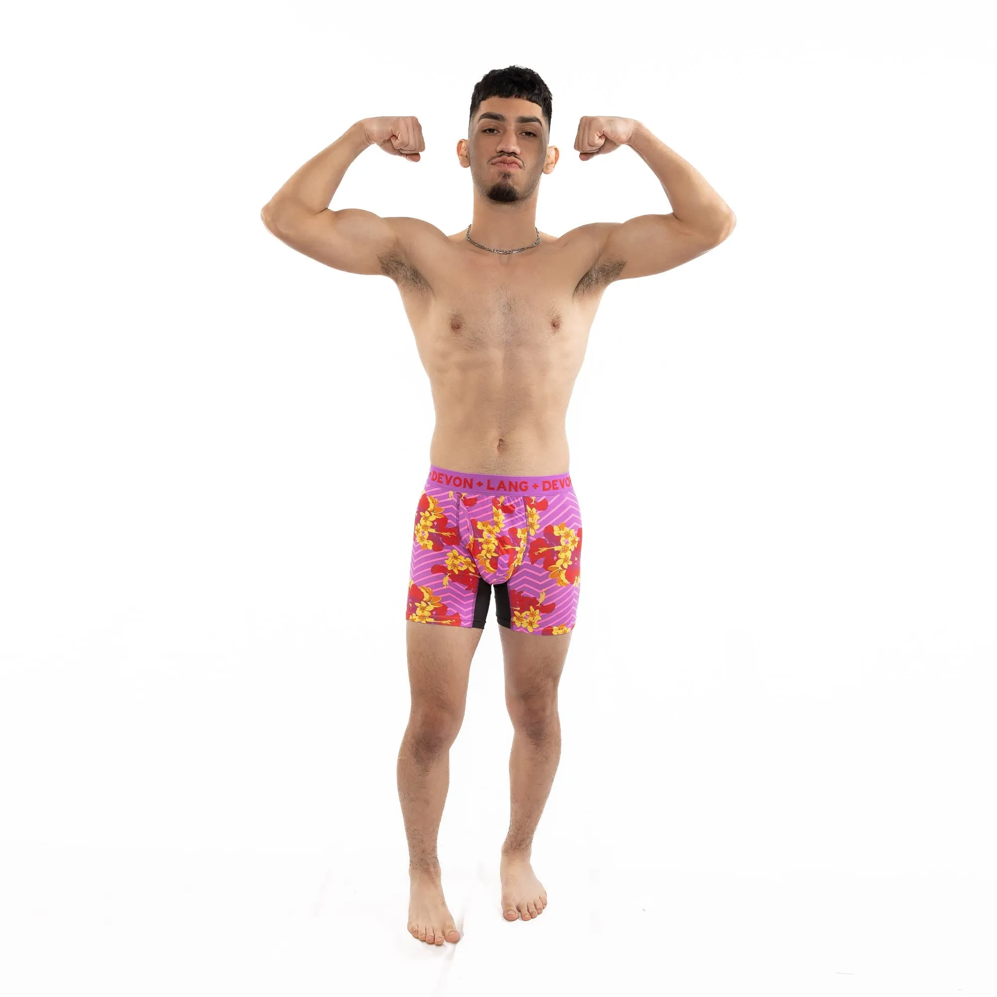 Venture Boxer Brief - Hibiscus Red